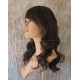 HB WAVERLY | Black Auburn Long Wig Waves Human Hair Blend HEAT OK