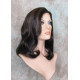 RITA HH | Black Auburn Mix 100% Human Hair Wig Long Waves Left Skin Part 