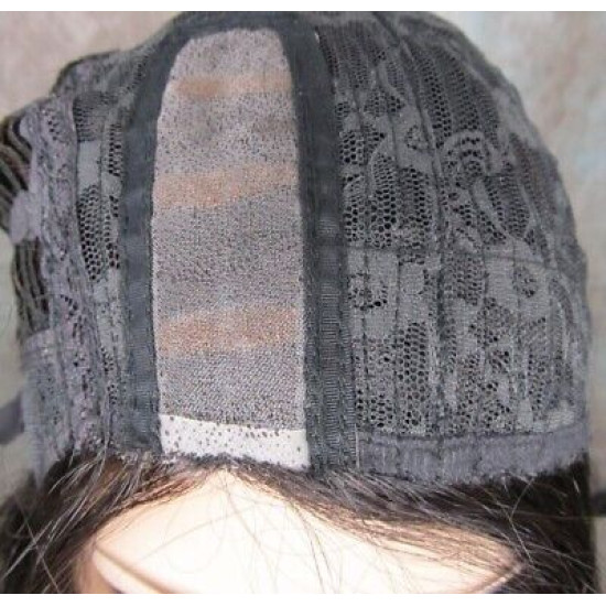 RITA HH | Black Auburn Mix 100% Human Hair Wig Long Waves Left Skin Part 