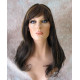 LYDIA HH | Black Strawberry 100% Human Hair Wig Long Waves Skin Part Bangs 