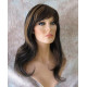 LYDIA HH | Black Strawberry 100% Human Hair Wig Long Waves Skin Part Bangs 
