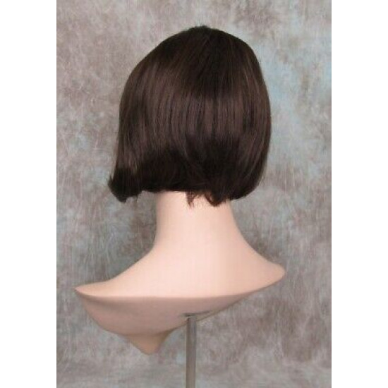 BEVERLY HH | Dark Brown 100% Human Hair Wig Monofilament Part Bob 