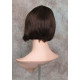 BEVERLY HH | Dark Brown 100% Human Hair Wig Monofilament Part Bob 