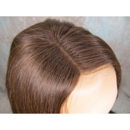 BEVERLY HH | Dark Brown 100% Human Hair Wig Monofilament Part Bob 