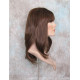 HB MIRANDA | Brown Auburn Long Wig Heat OK Straight Bob Bangs Human Hair Blend 