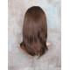 HB MIRANDA | Brown Auburn Long Wig Heat OK Straight Bob Bangs Human Hair Blend 