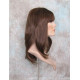 HB MIRANDA | Brown Auburn Long Wig Heat OK Straight Bob Bangs Human Hair Blend 