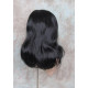 RITA HH | Jet Black 100% Human Hair Wig Long Waves Left Skin Part 