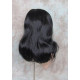 RITA HH | Jet Black 100% Human Hair Wig Long Waves Left Skin Part 