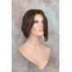 BEVERLY HH | Dark Brown Auburn 100% Human Hair Wig Monofilament Part Bob 