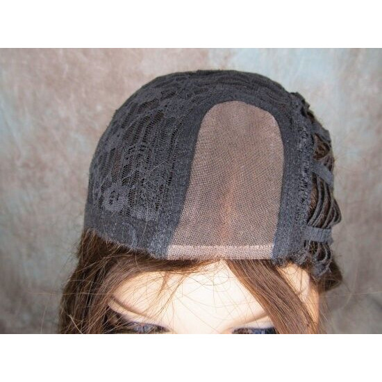 BEVERLY HH | Dark Brown Auburn 100% Human Hair Wig Monofilament Part Bob 