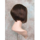 BEVERLY HH | Dark Brown Auburn 100% Human Hair Wig Monofilament Part Bob 