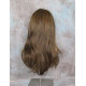 HB MELINDA | Brown Strawberry Long Wig Layers Human Hair Blend Bangs Part 