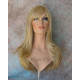 HB MELINDA | Golden Blonde Mix Long Wig Layers Simulated Part Human Hair Blend 