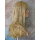 HB MELINDA | Golden Blonde Mix Long Wig Layers Simulated Part Human Hair Blend 