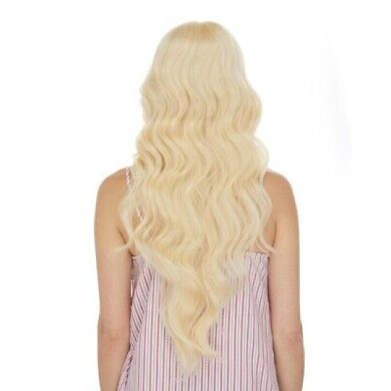 HBL BRIDGET | Light Blonde Lace Front Wig HEAT OK Love It Human Hair Blend