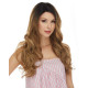 HBL SELENA | Light Brown Lace Front Wig HEAT OK Love It Human Hair Blend 