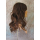 HB WAVERLY | Brown Strawberry Long Wig Waves Human Hair Blend HEAT OK 