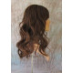 HB WAVERLY | Brown Strawberry Long Wig Waves Human Hair Blend HEAT OK 
