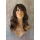 HB WAVERLY | Brown Strawberry Long Wig Waves Human Hair Blend HEAT OK 