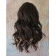 HB WAVERLY | Dark Brown Long Wig Gentle Waves Heat OK Human Hair Blend 4 