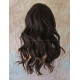 HB WAVERLY | Dark Brown Long Wig Gentle Waves Heat OK Human Hair Blend 4 