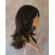 HB OLINDA | Dark Brown Long Wig Gentle Flip Waves Human Hair Blend HEAT OK