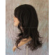 HB OLINDA | Dark Brown Long Wig Gentle Flip Waves Human Hair Blend HEAT OK