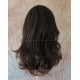 HB OLINDA | Dark Brown Long Wig Gentle Flip Waves Human Hair Blend HEAT OK