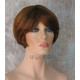 H GLAMOUR | Darkest Brown 100% Human Hair Wig Short Classic Shag Style 2 