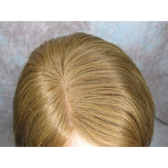 BEVERLY HH | Light Brown Strawberry 100% Human Hair Wig Monofilament Part Bob 