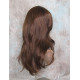 HB MELINDA | Brown Auburn Long Wig Layers Human Hair Blend Bangs Part 