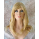 LYDIA HH | Medium Blonde 100% Human Hair Wig Long Waves Skin Part Bangs 