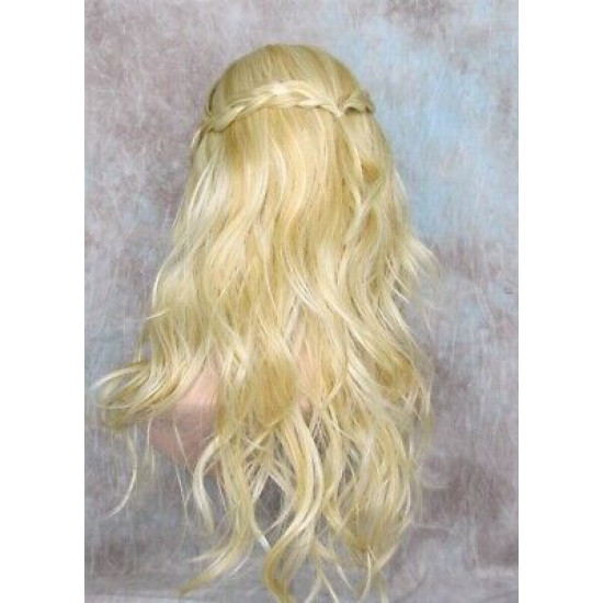 NEW BOHEMIAN | Blonde Lace Front Wig Waves Braided Sides HEAT OK | Forever Young