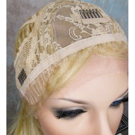 NEW BOHEMIAN | Blonde Lace Front Wig Waves Braided Sides HEAT OK | Forever Young