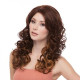 LF DENVER | Auburn Mix Lace Front Wig Long Curly Style C Part Heat OK 
