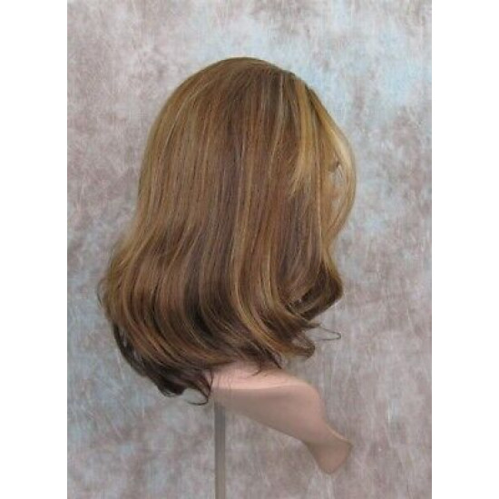 LF CHERISH | Medium Brown Mix Lace Front Wig Long Layered Bob No Bangs