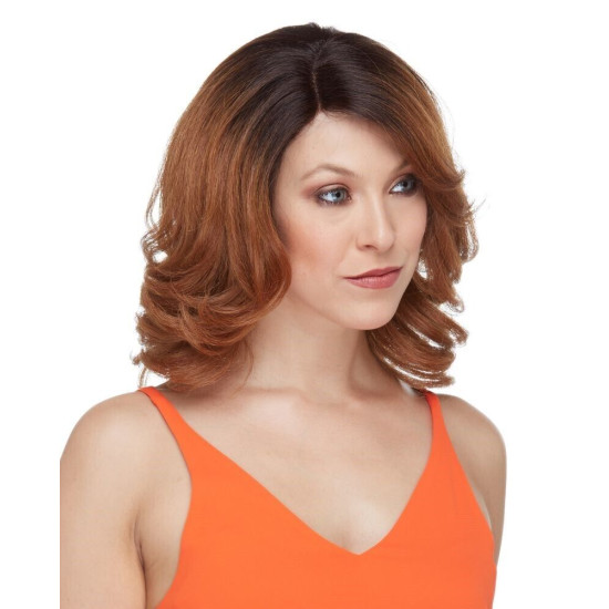 LF LANA | Strawberry Darker Roots Lace Front Wig Curls TT4/27 