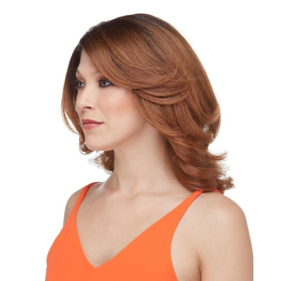 LF LANA | Strawberry Darker Roots Lace Front Wig Curls TT4/27 