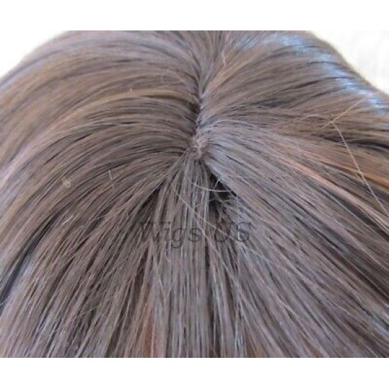 LF RITZ | Dark Brown Mix Classic Bob Lace Trim Wig Bangs FS4/30