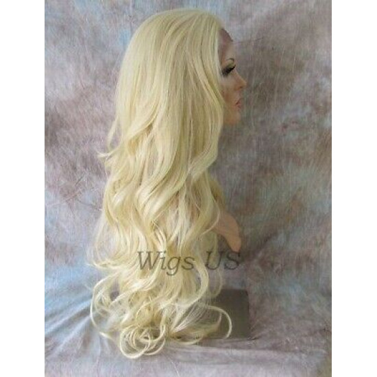 LF KIM | Lace Front Wig COLOR CHOICE Heat OK Long Soft Waves 25-26" 