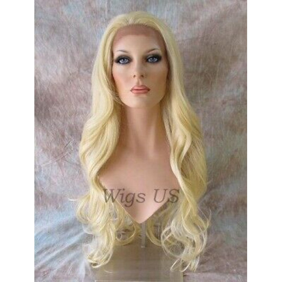 LF KIM | Lace Front Wig COLOR CHOICE Heat OK Long Soft Waves 25-26" 