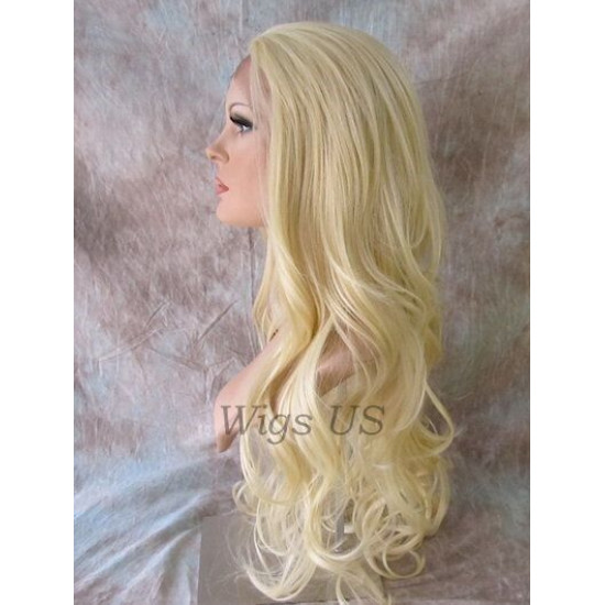 LF KIM | Lace Front Wig COLOR CHOICE Heat OK Long Soft Waves 25-26" 