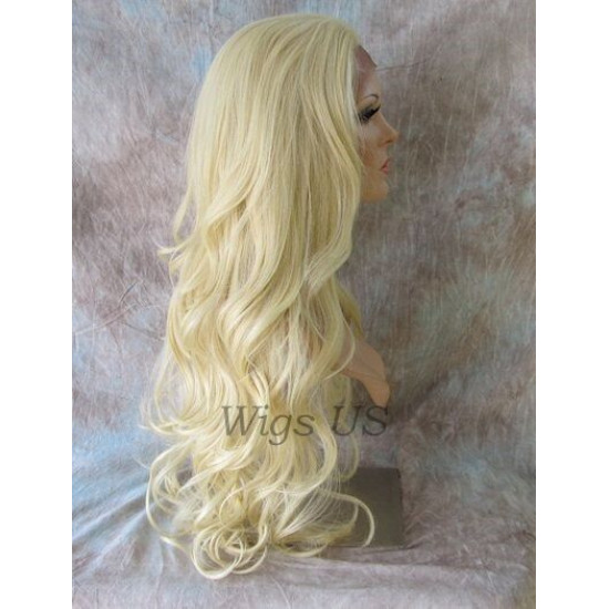 LF KIM | Lace Front Wig COLOR CHOICE Heat OK Long Soft Waves 25-26" 