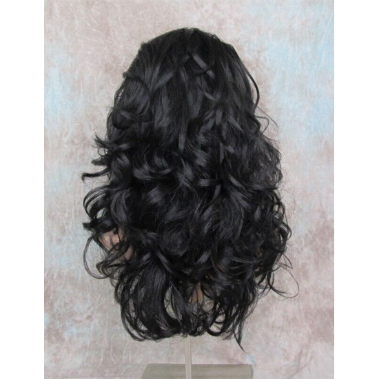 LF ESTEE | Lace Front Wig Natural Black Below Shoulder Layered Waves 