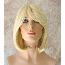 LF RITZ | Light Blonde Classic Bob Lace Trim Wig Shoulder Length Bangs 613