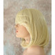 LF RITZ | Light Blonde Classic Bob Lace Trim Wig Shoulder Length Bangs 613