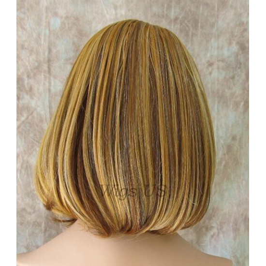 LF RITZ | Auburn Mix Classic Bob Lace Trim Wig Bangs F2014