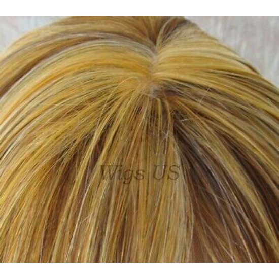 LF RITZ | Auburn Mix Classic Bob Lace Trim Wig Bangs F2014