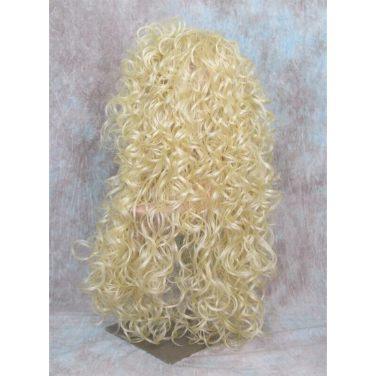 LF SPRING | Light Blonde Lace Front Wig HEAT OK Long Curls Pin with Part